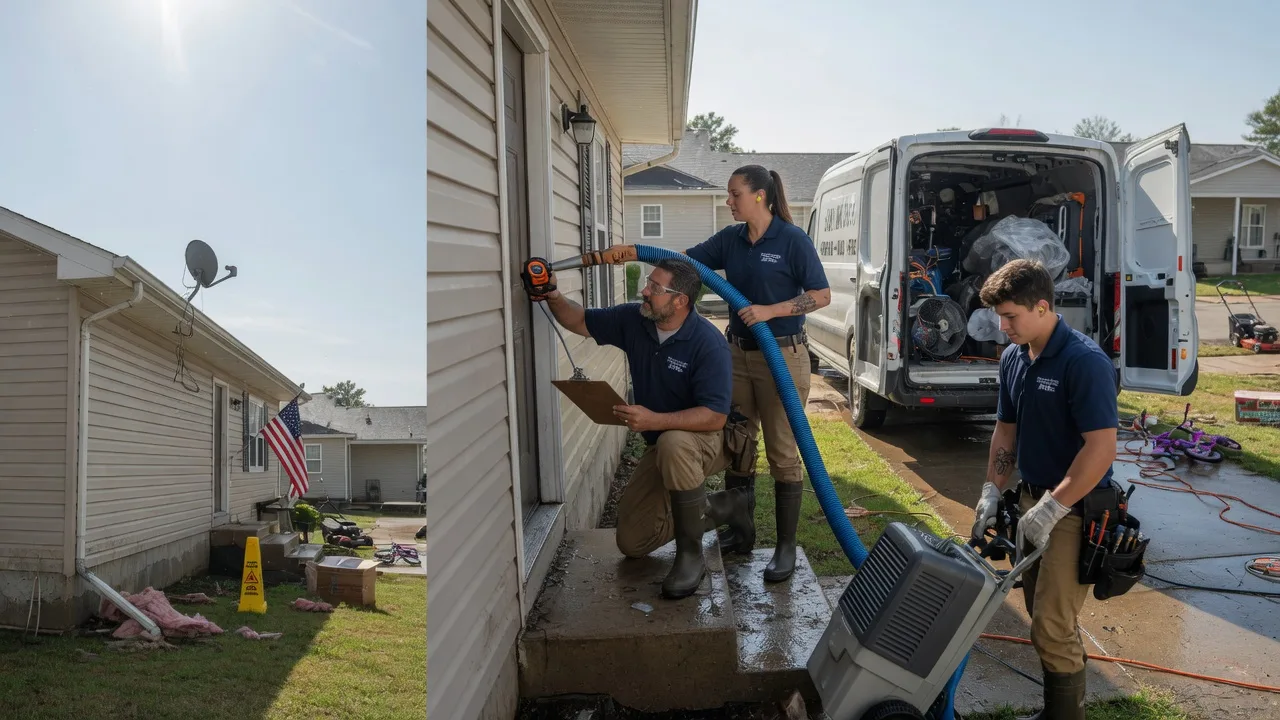 Ceiling Water Damage Restoration in Elmwood, TN near me